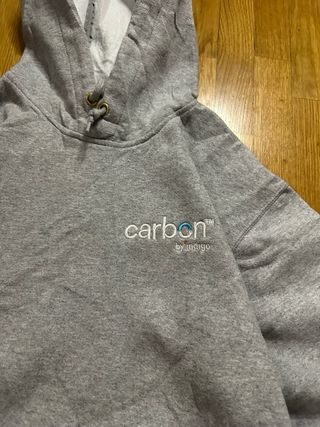 Sudadera Carhartt Gris Vintage 90s Y2K