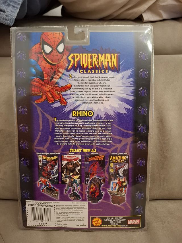 Spider-Man Classics Rhino Serie II Marvel