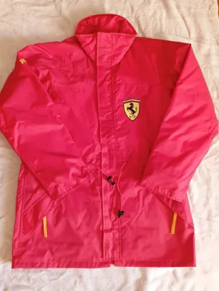 Giacca a vento Ferrari vintage rossa