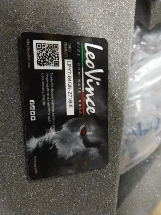 Tubo de escape Leo Vince Gilera Nexus 500