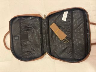 Maletín portátil/tablet marrón