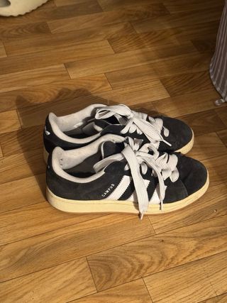 Adidas Campus Zapatillas Negras Blancas