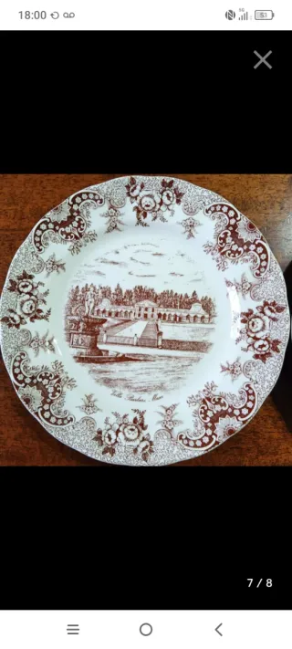 Set 2 piatti decorativi vintage