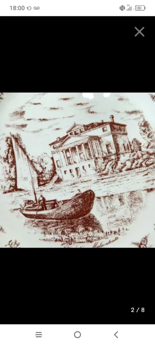 Set 2 piatti decorativi vintage