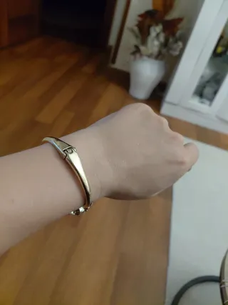 Pulsera Sfera Flor Dorada