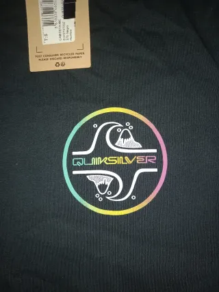 Camiseta Quiksilver Negra Talla S