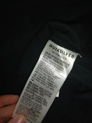 Camiseta Quiksilver Negra Talla S