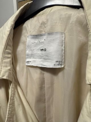 Gabardina Beige Mujer