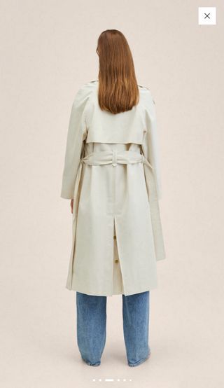 Gabardina Beige Mujer