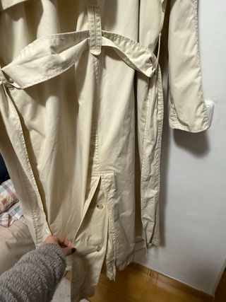 Gabardina Beige Mujer