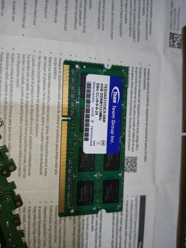 Memoria RAM DDR3 4GB/8GB PC3L 12800U Samsung