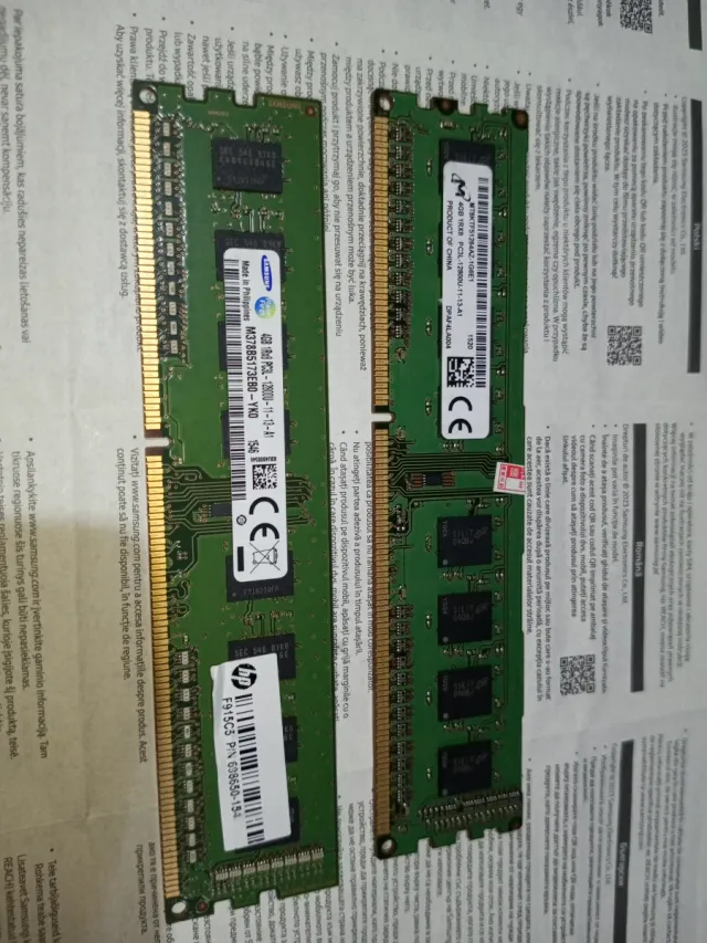 Memoria RAM DDR3 4GB/8GB PC3L 12800U Samsung
