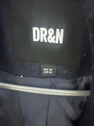 Abrigo DRAN azul talla M