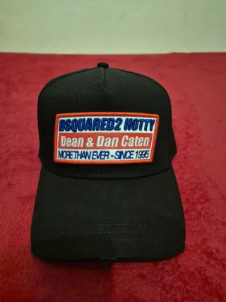 Cappellino Dsquared2 Nero Patch Hotty