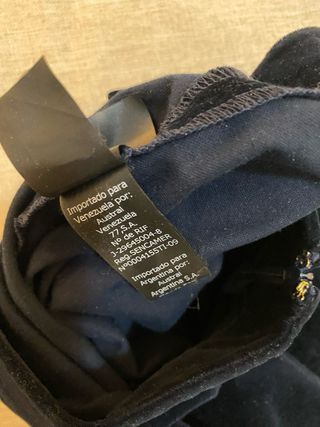 Pantalón CH de terciopelo azul