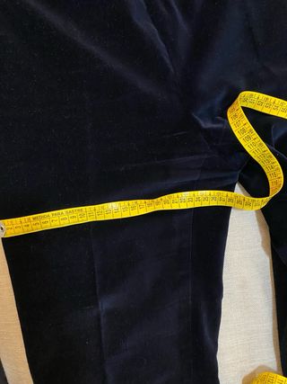 Pantalón CH de terciopelo azul