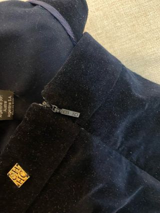 Pantalón CH de terciopelo azul