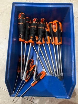 Lote Destornilladores Bahco, Irazola, Palmera