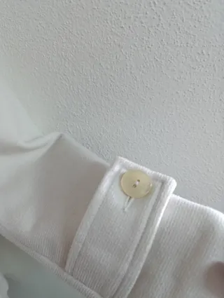 Abrigo blanco elegante