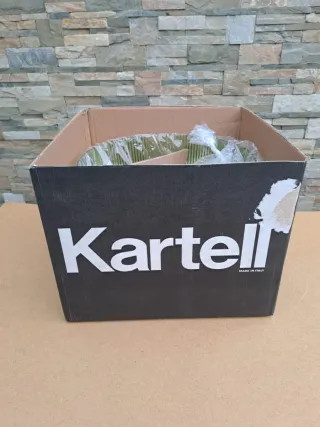 Lampada da soffitto Kartell verde trasparente