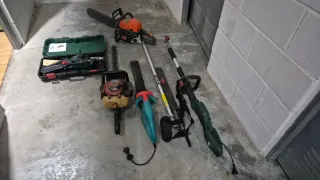 Lote de herramientas de jardinería