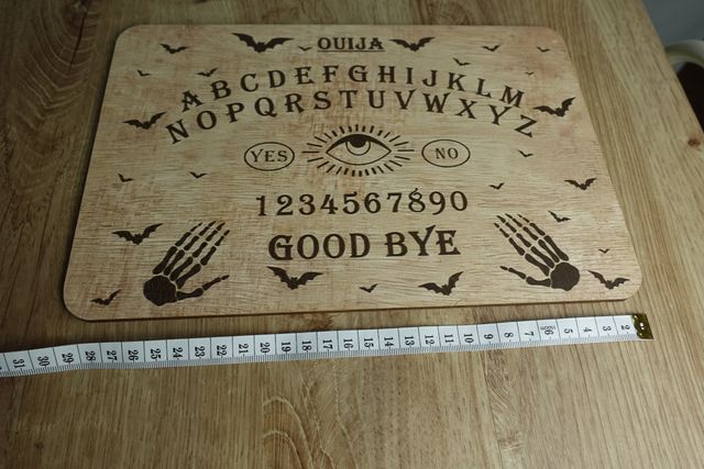 Ouija de madeira gravada ESOTERISMO