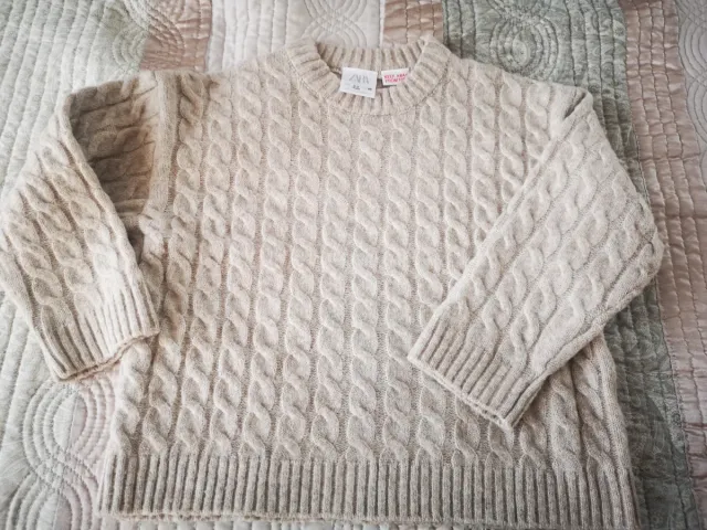 Jersey Zara niño trenzado talla 2-3 años