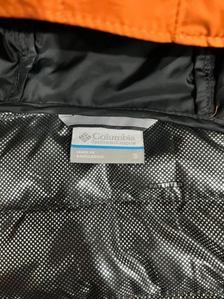 Chaqueta Columbia Powder Lite Anorak Naranja/Negra