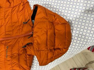 Chaqueta Columbia Powder Lite Anorak Naranja/Negra