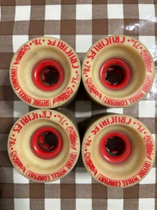 Ruedas Longboard Crucubiles 73mm 78a