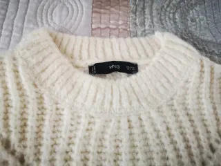 Jersey Mango Beige Mujer