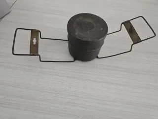 Scatola Porta Pranzo Tiffin Vintage Ottone