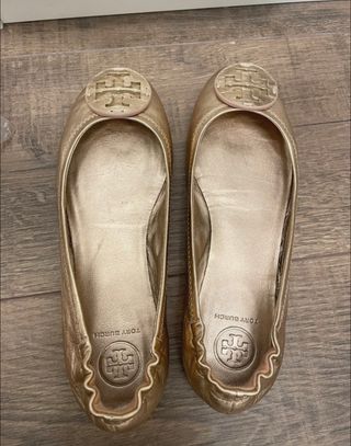 Bailarinas Tory Burch Doradas