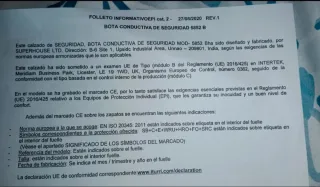 Nuevo.Botas de seguridad