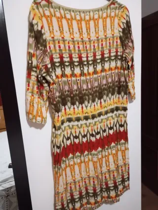 Vestido estampado multicolor