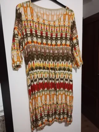Vestido estampado multicolor