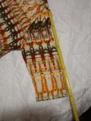 Vestido estampado multicolor