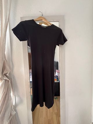 Vestido negro corto Inside Talla M