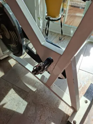 Bicicleta Spinning Blanca