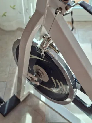 Bicicleta Spinning Blanca