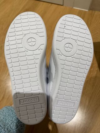 Zapatillas Lacoste Blancas y Rosas