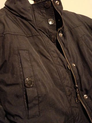 Chaqueta de plumas negra Talla S