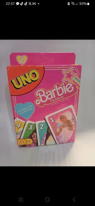 UNO Barbie The Movie Carte da Gioco