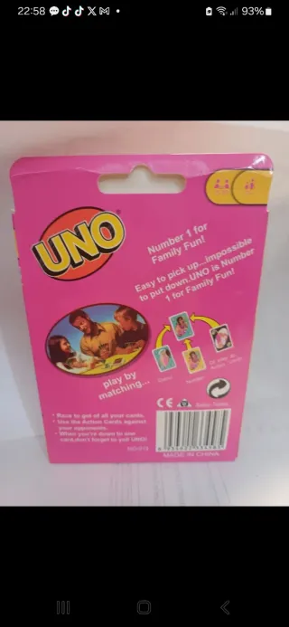 UNO Barbie The Movie Carte da Gioco