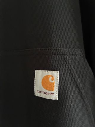 Jersey Carhartt Negro Media Cremallera Térmico