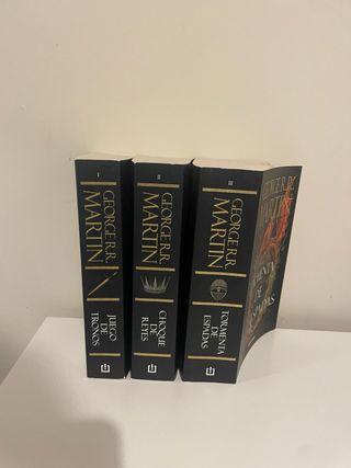 Libros de Juego de tronos 1-3