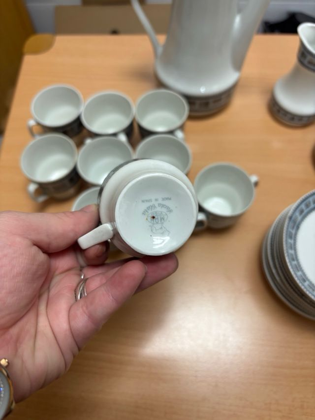 Juego de café vintage porcelana Santa Clara