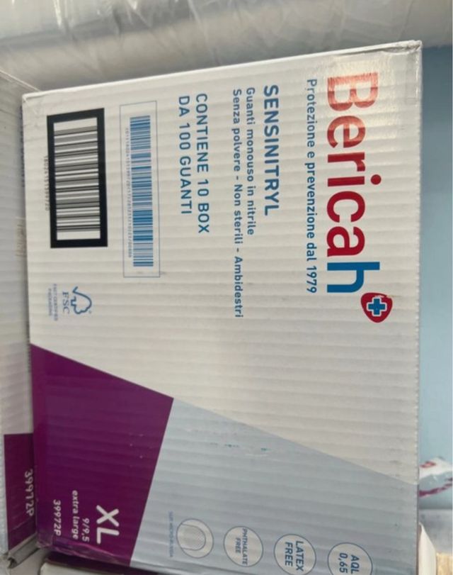 Bericah Guanti Monouso Nitrile 1000pz