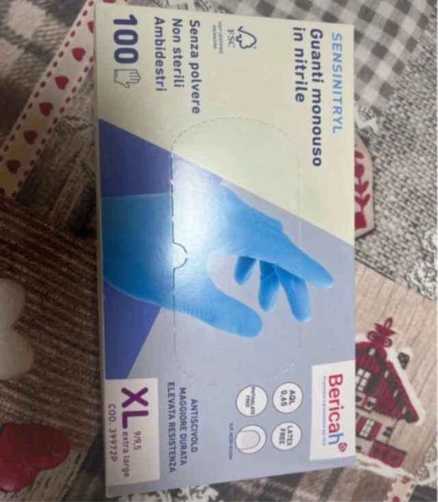 Bericah Guanti Monouso Nitrile 1000pz