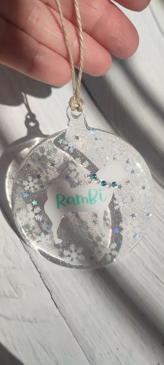 Pack Colgantes Personalizados Mascota Navidad